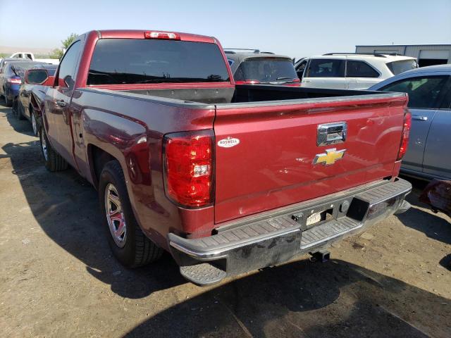 1GCNCPEH0EZ129704 - 2014 CHEVROLET SILVERADO C1500 RED photo 2