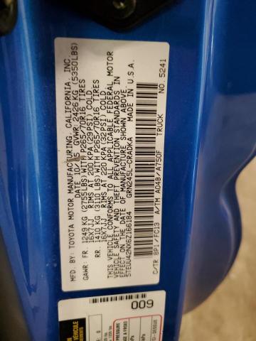 5TEUU42NX6Z166184 - 2006 TOYOTA TACOMA ACCESS CAB Көк фото 12