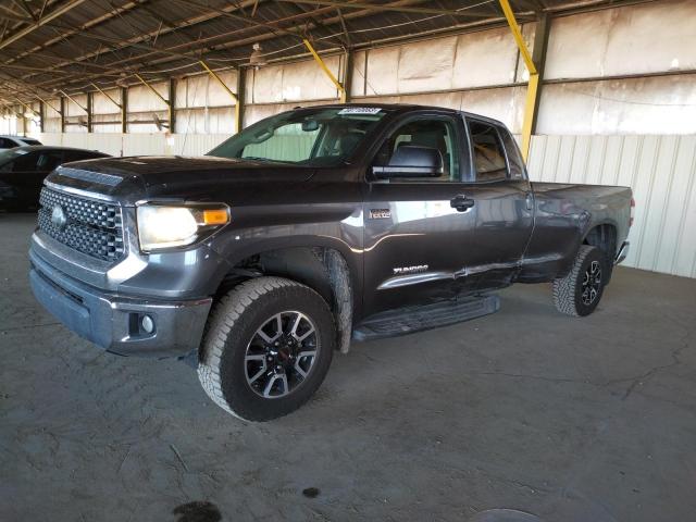 5TFCY5F17KX024390 - 2019 TOYOTA TUNDRA DOUBLE CAB SR/SR5 GRAY photo 1