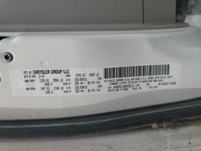 2A4RR5D10AR235514 - 2010 CHRYSLER TOWN & COU TOURING Ağ foto 13