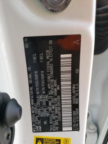 5TDJKRFH6ES054309 - 2014 TOYOTA HIGHLANDER XLE Weiß Foto 14