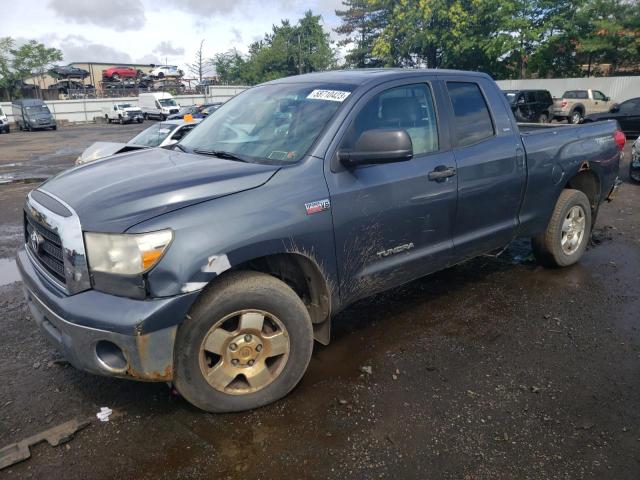 5TBBV54168S510459 - 2008 TOYOTA TUNDRA DOUBLE CAB BLUE photo 1