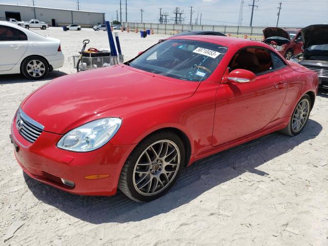 JTHFN48Y730045128 - 2003 LEXUS SC 430 RED photo 1