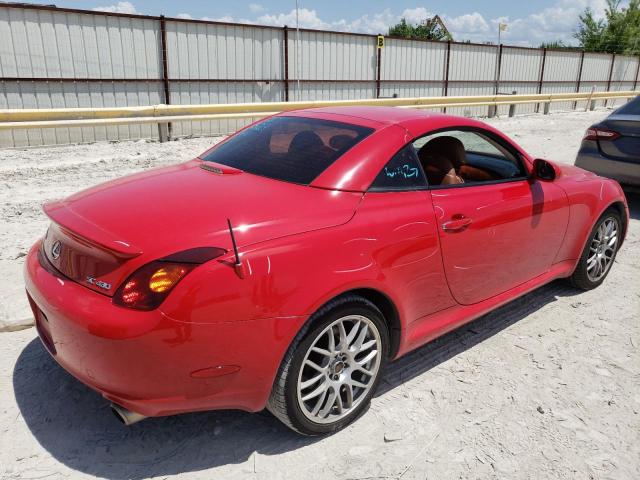 JTHFN48Y730045128 - 2003 LEXUS SC 430 RED photo 3