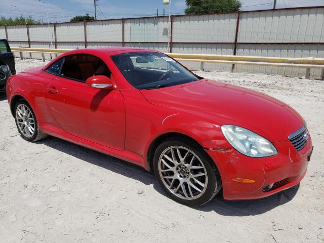 JTHFN48Y730045128 - 2003 LEXUS SC 430 RED photo 4