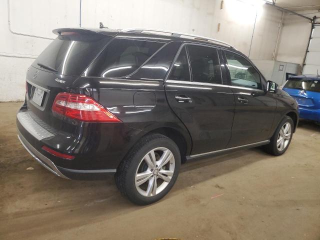 4JGDA5HB5EA319277 - 2014 MERCEDES-BENZ ML 350 4MATIC BLACK photo 3