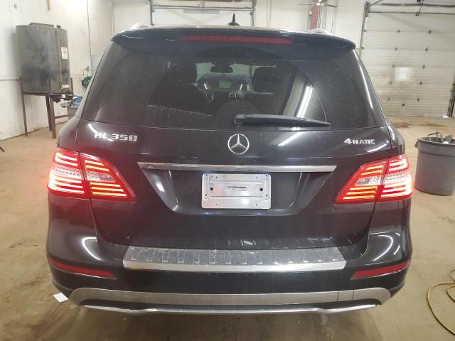 4JGDA5HB5EA319277 - 2014 MERCEDES-BENZ ML 350 4MATIC BLACK photo 6