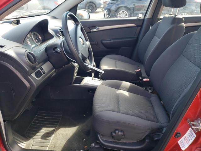 KL1TD56667B190788 - 2007 CHEVROLET AVEO BASE Qırmızı foto 7