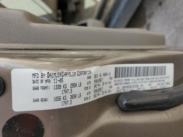1J8HH48K06C203396 - 2006 JEEP COMMANDER 金色 照片 13