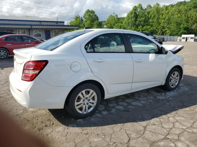 1G1JB5SH4H4151550 - 2017 CHEVROLET SONIC LS WHITE photo 3