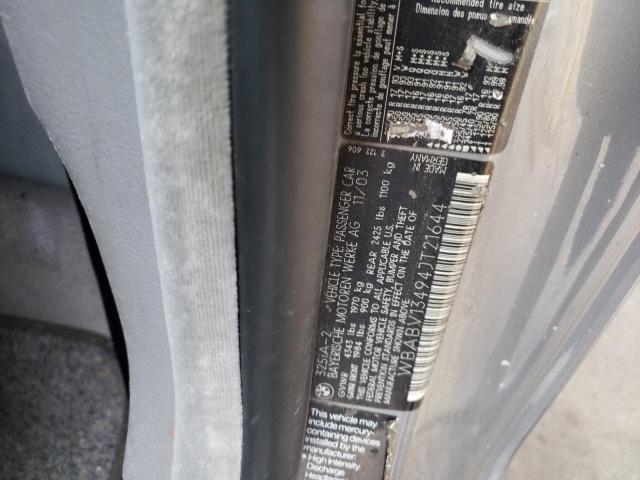 WBABV13494JT21644 - 2004 BMW 325 CI SULEV SILVER photo 12