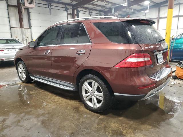 4JGDA5HB6DA249609 - 2013 MERCEDES-BENZ ML 350 4MATIC MAROON photo 2