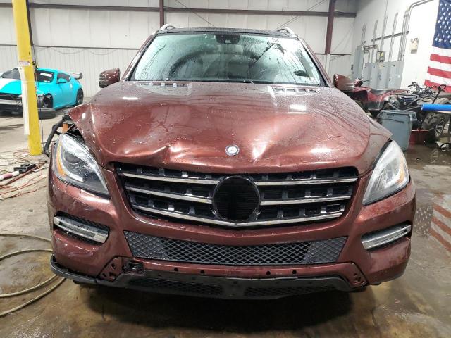 4JGDA5HB6DA249609 - 2013 MERCEDES-BENZ ML 350 4MATIC MAROON photo 5