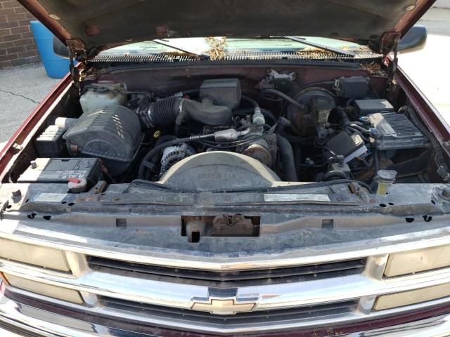 1GNEK13R3XJ300451 - 1999 CHEVROLET TAHOE K1500 BURGUNDY photo 11