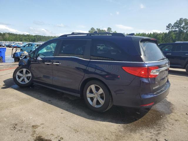 5FNRL6H73JB104326 - 2018 HONDA ODYSSEY EXL BLUE photo 2