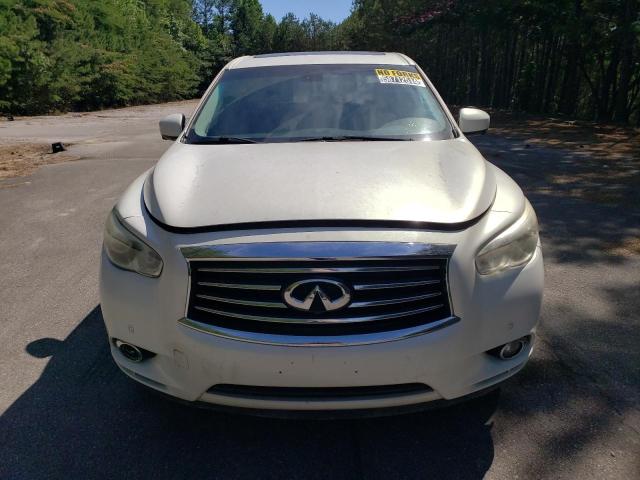 5N1AL0MN4EC532497 - 2014 INFINITI QX60 WHITE photo 5