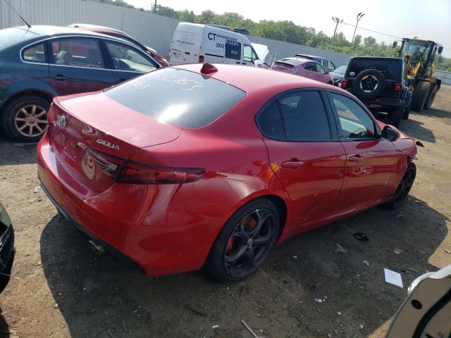 ZARFAEDNXH7534769 - 2017 ALFA ROMEO GIULIA Q4 RED photo 3