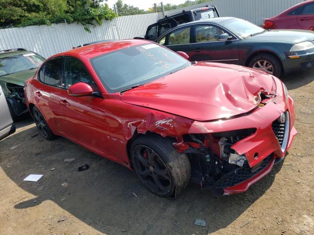ZARFAEDNXH7534769 - 2017 ALFA ROMEO GIULIA Q4 RED photo 4