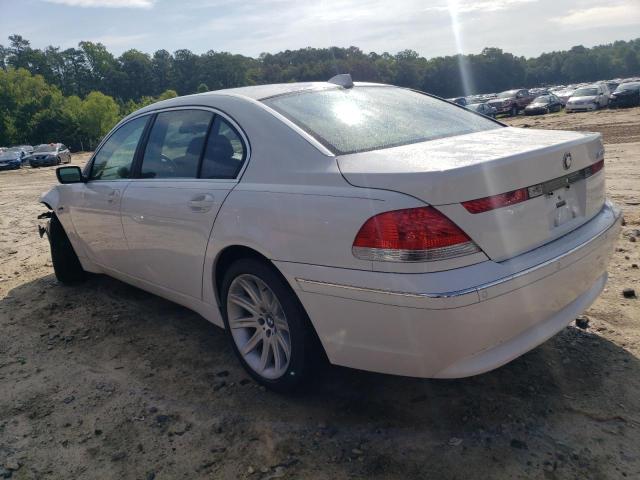 WBAGN63474DS46976 - 2004 BMW 745 LI WHITE photo 2