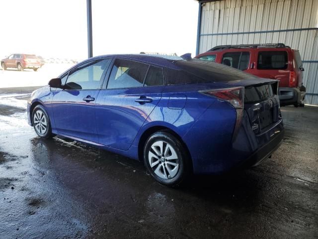 JTDKARFUXG3518405 - 2016 TOYOTA PRIUS BLUE photo 2