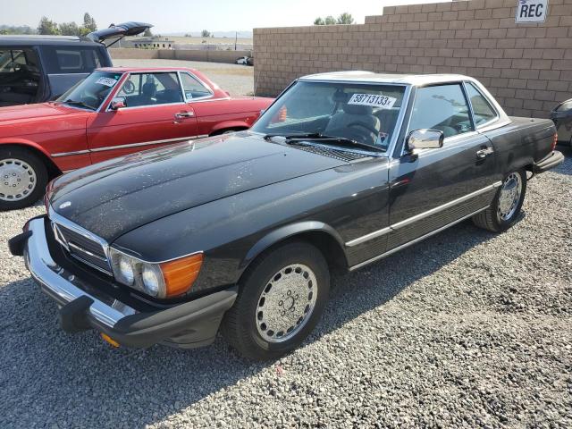 WDBBA48D0HA070526 - 1987 MERCEDES-BENZ 560 SL GRAY photo 1