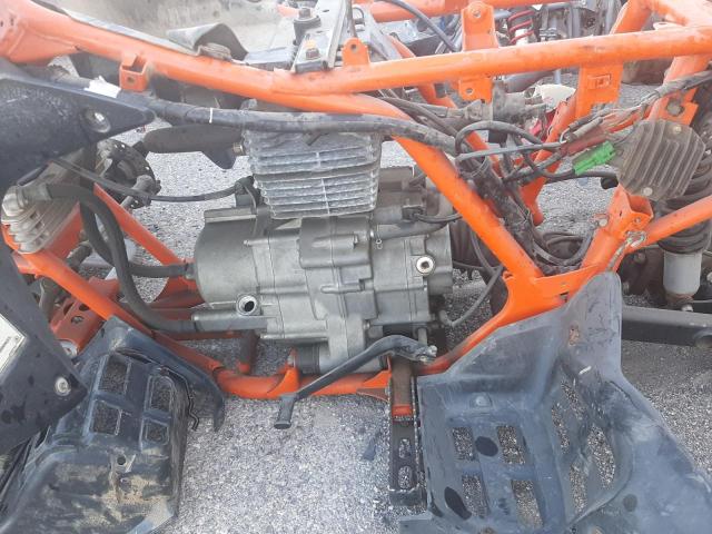 1HFTE270374612086 - 2007 HONDA TRX250 EX ORANGE photo 7