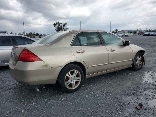 1HGCM56786A167701 - 2006 HONDA ACCORD EX კრემისფერი ფოტო 3