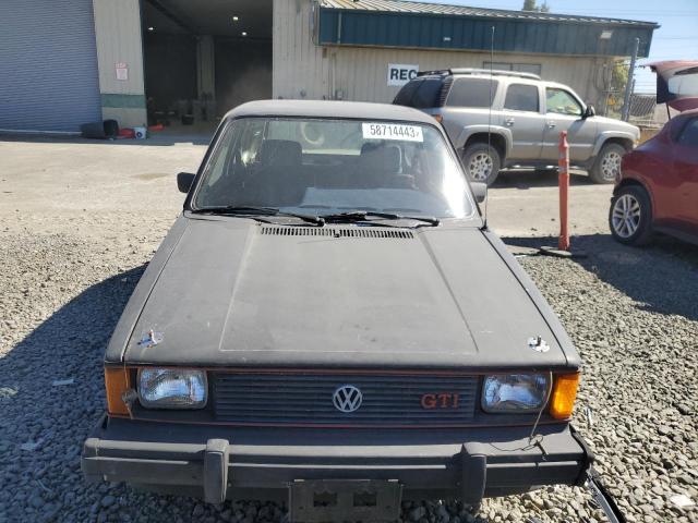 1VWDC0175EV044734 - 1984 VOLKSWAGEN RABBIT GTI SPORT BLACK photo 5