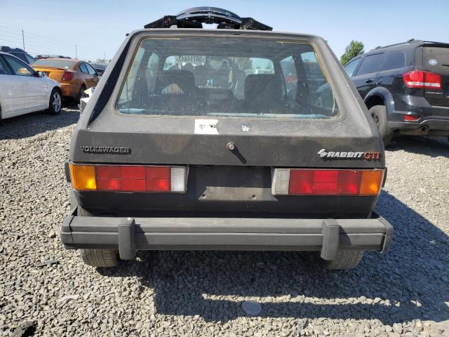 1VWDC0175EV044734 - 1984 VOLKSWAGEN RABBIT GTI SPORT BLACK photo 6