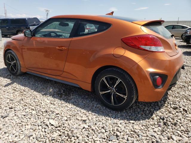 KMHTC6AE1FU229706 - 2015 HYUNDAI VELOSTER TURBO ORANGE photo 2