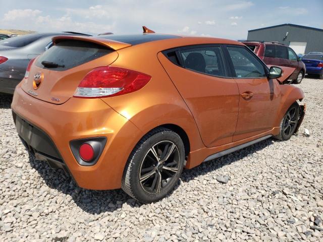 KMHTC6AE1FU229706 - 2015 HYUNDAI VELOSTER TURBO ORANGE photo 3