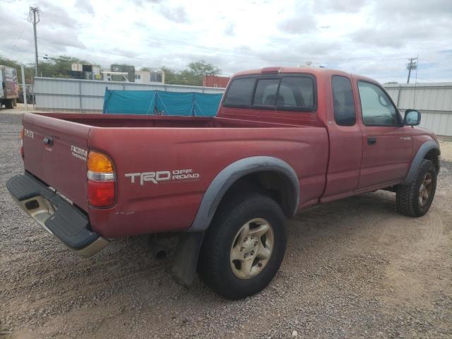 5TESN92N82Z024105 - 2002 TOYOTA TACOMA XTRACAB PRERUNNER წითელი ფოტო 3