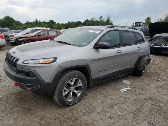 1C4PJMBSXEW180156 - 2014 JEEP CHEROKEE TRAILHAWK GRAY photo 1