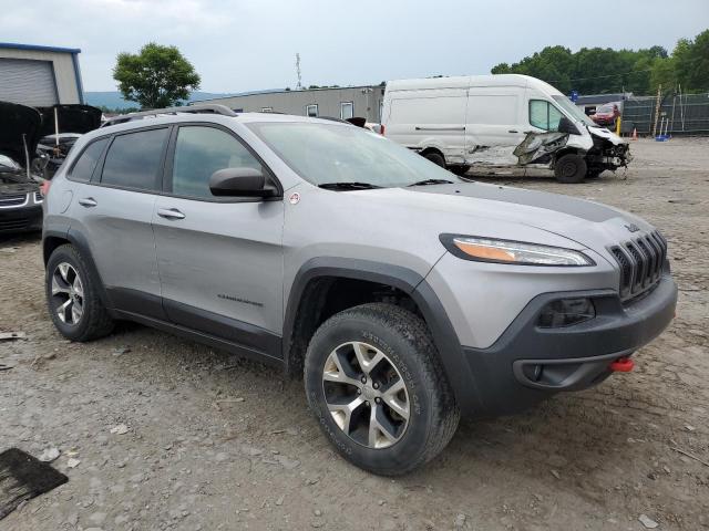 1C4PJMBSXEW180156 - 2014 JEEP CHEROKEE TRAILHAWK GRAY photo 4