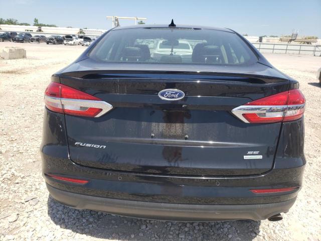 3FA6P0HD4KR133432 - 2019 FORD FUSION SE BLACK photo 6