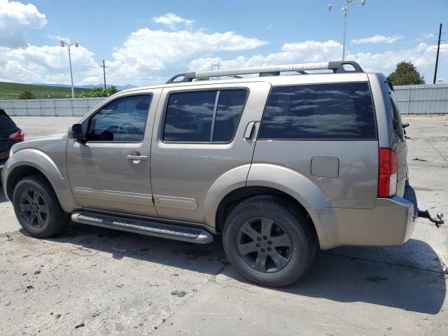 5N1AR18W47C636577 - 2007 NISSAN PATHFINDER LE TAN photo 2