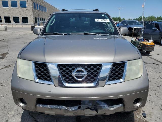 5N1AR18W47C636577 - 2007 NISSAN PATHFINDER LE TAN photo 5