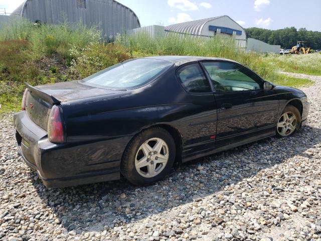 2G1WX15K029257585 - 2002 CHEVROLET MONTE CARL SS BLACK photo 3