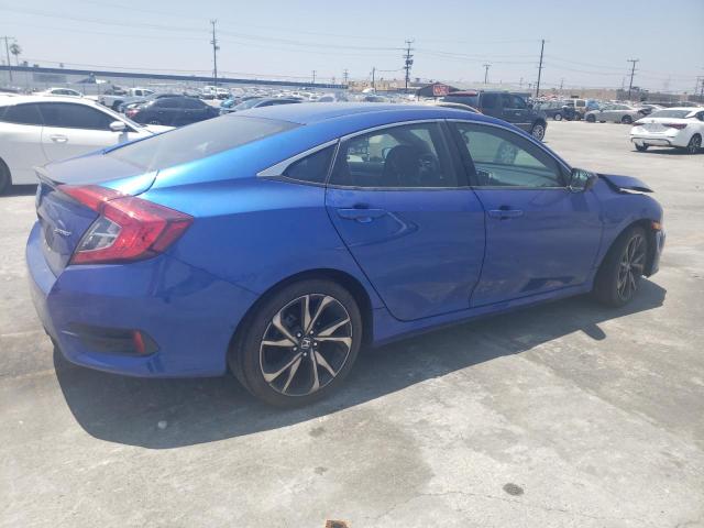 2HGFC2F86KH555044 - 2019 HONDA CIVIC SPORT 蓝色 照片 3
