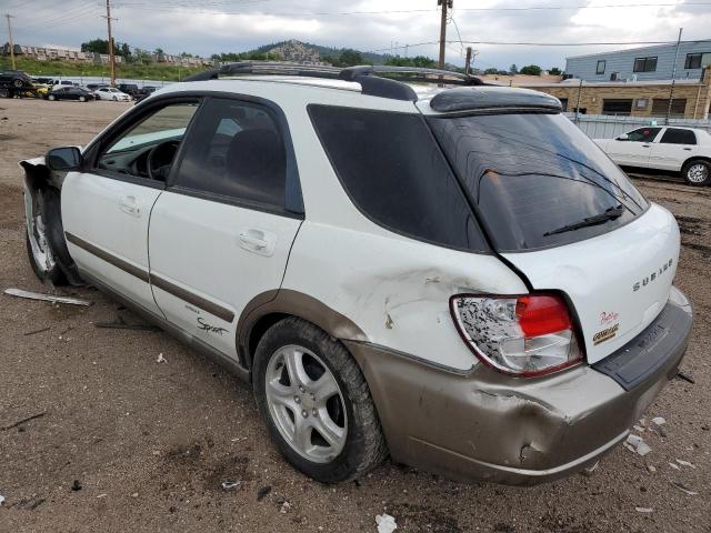 JF1GG685X2H805835 - 2002 SUBARU IMPREZA OUTBACK SPORT WHITE photo 2