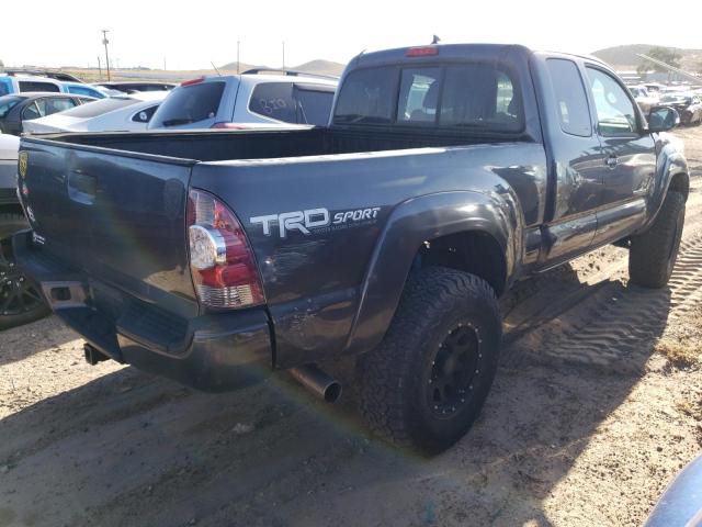 5TFUU4EN1FX111254 - 2015 TOYOTA TACOMA ACCESS CAB გრაფიტი ფოტო 3