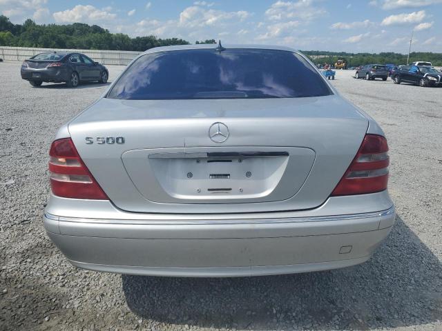 WDBNG75J12A229858 - 2002 MERCEDES-BENZ S 500 SILVER photo 6