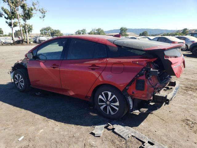 JTDKARFP2H3051394 - 2017 TOYOTA PRIUS PRIM RED photo 2