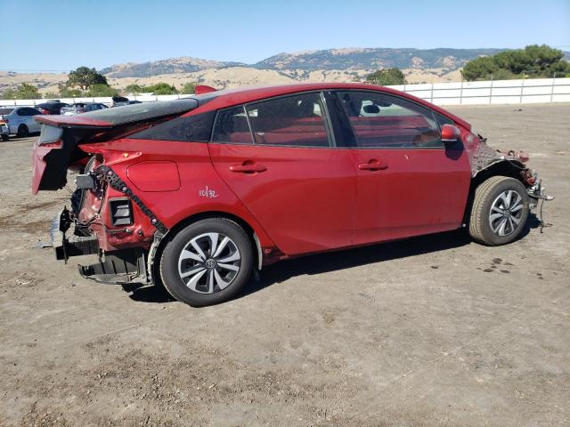 JTDKARFP2H3051394 - 2017 TOYOTA PRIUS PRIM RED photo 3