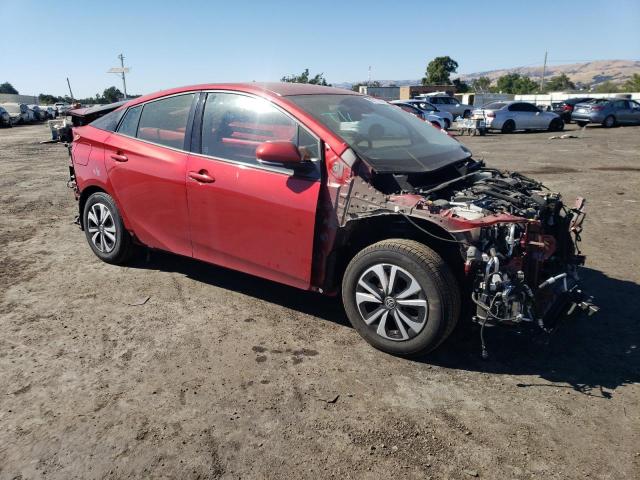 JTDKARFP2H3051394 - 2017 TOYOTA PRIUS PRIM RED photo 4