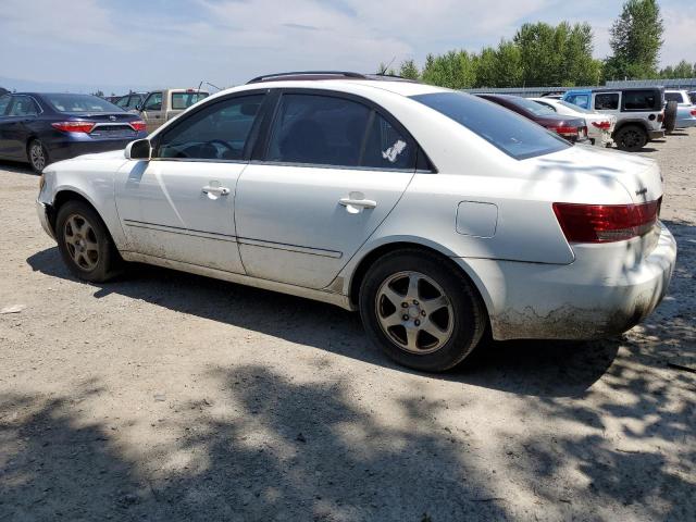 5NPEU46C66H169289 - 2006 HYUNDAI SONATA GLS WHITE photo 2