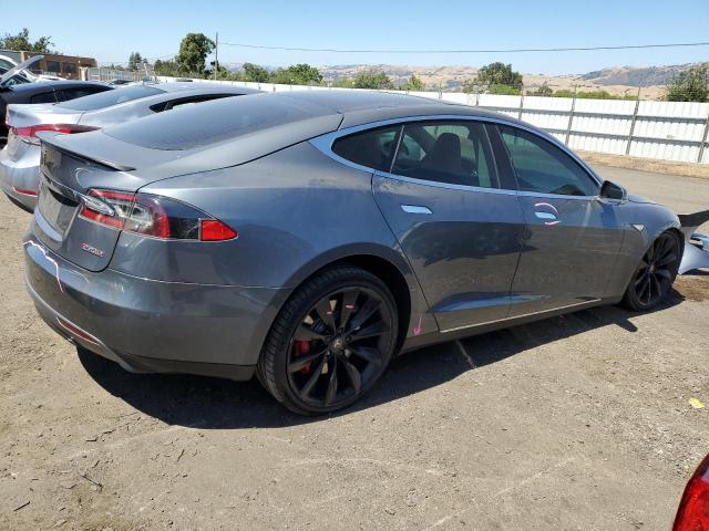 5YJSA1H13EFP39686 - 2014 TESLA MODEL S Մոխրագույն լուսանկար 3