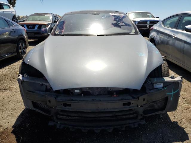 5YJSA1H13EFP39686 - 2014 TESLA MODEL S Մոխրագույն լուսանկար 5