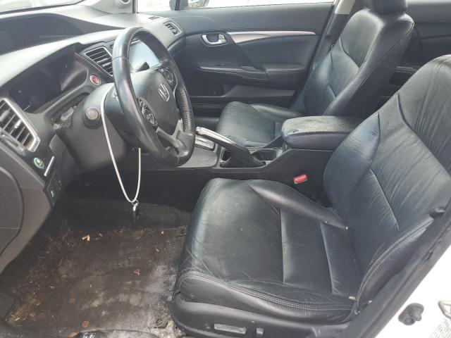 19XFB2F97FE045264 - 2015 HONDA CIVIC EXL თეთრი ფოტო 7