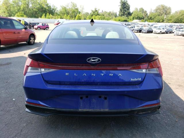 KMHLN4AJ9PU046406 - 2023 HYUNDAI ELANTRA LIMITED BLUE photo 6